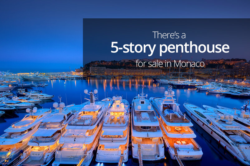 There’s A 5-story Penthouse For Sale In Monaco