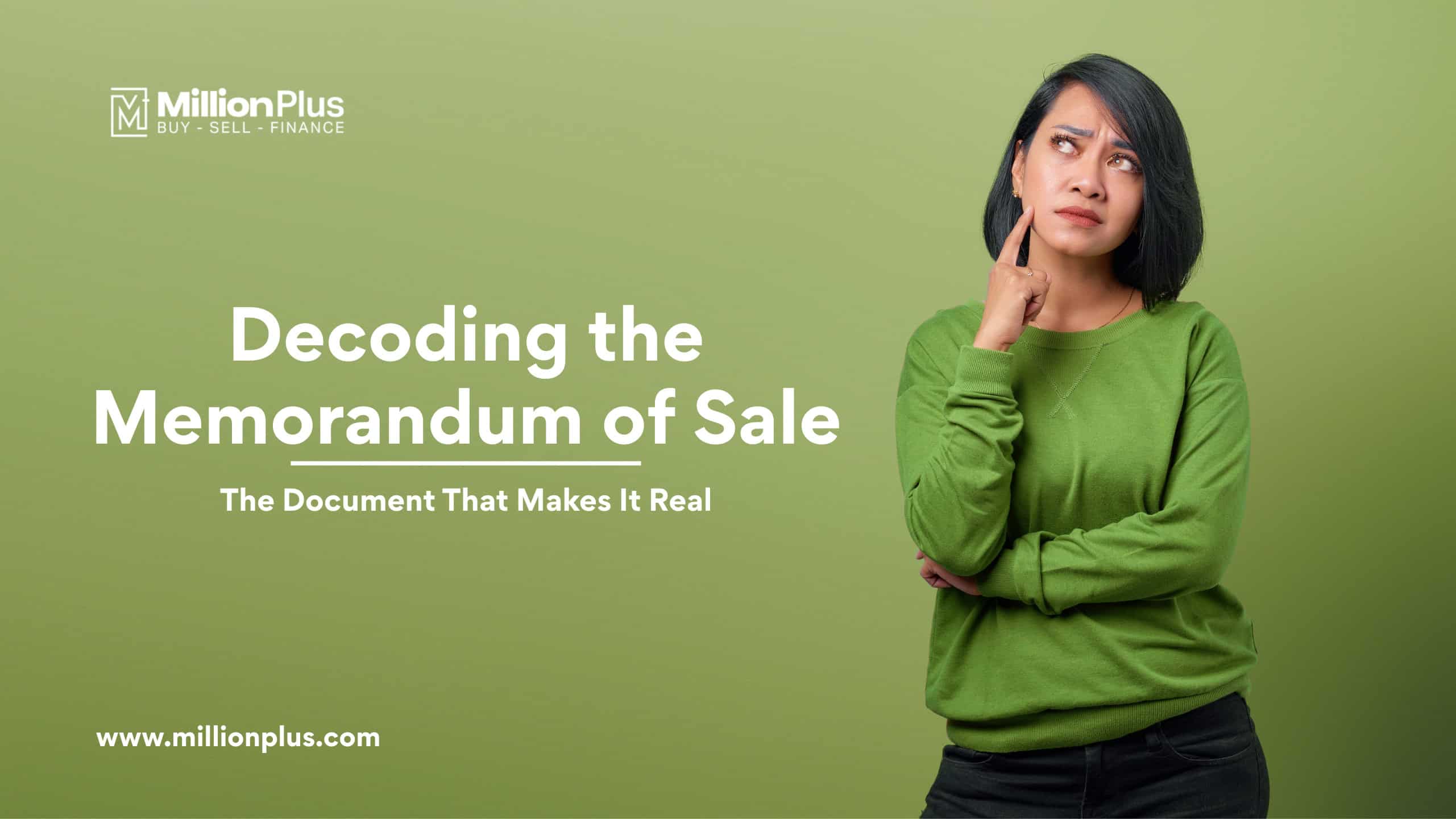 The Document That Makes It Real: Decoding the Memorandum of Sale